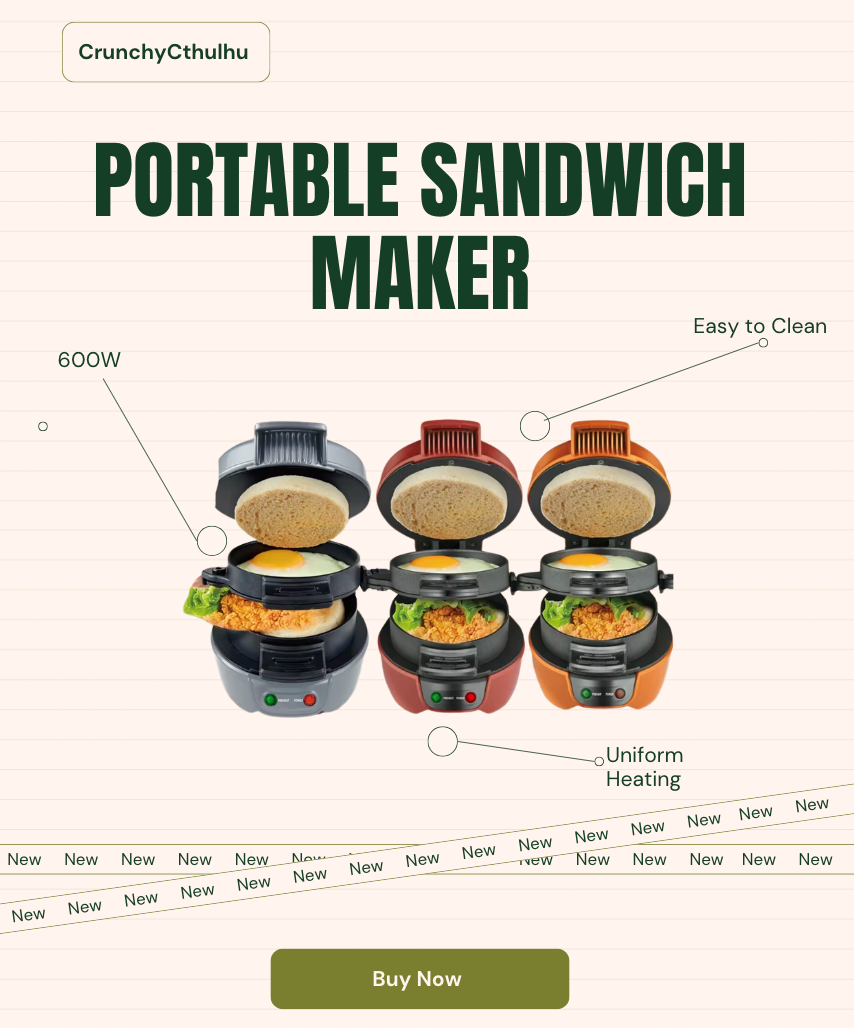 Portable Sandwich Maker