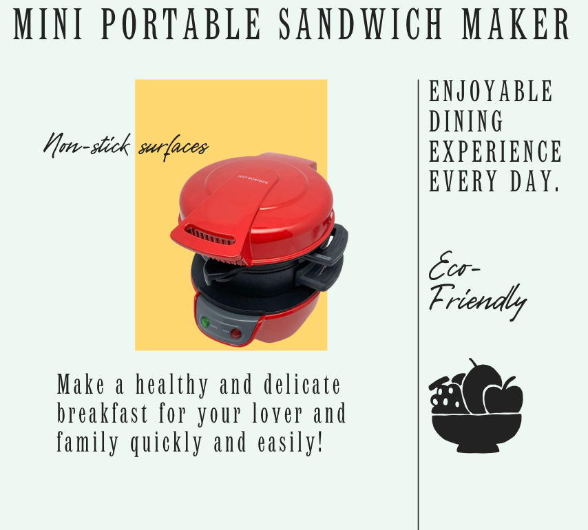 Portable Sandwich Maker